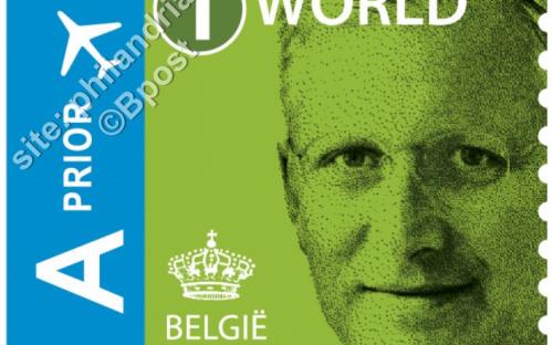14 maart: '1 World' zelfklevende versie - Koning Filip