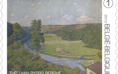 15 april: Théo Van Rysselberghe, zegel 1
