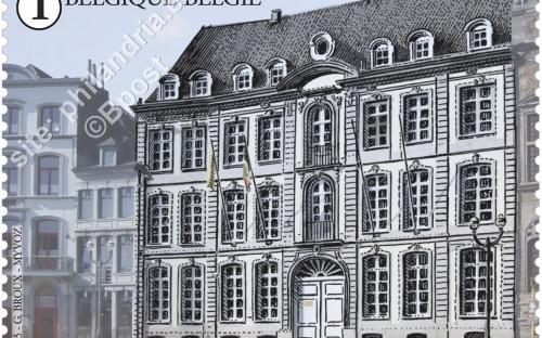 1 juni: De Grote Markt van Mons (Hôtel Couronne)