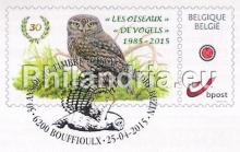 België - Bpost, Buzin "30e verjaardag van de eerste postzegel type "vogels"