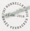 Tijdelijk postkantoor bpost 'Emile Verhaeren' te Honnelles